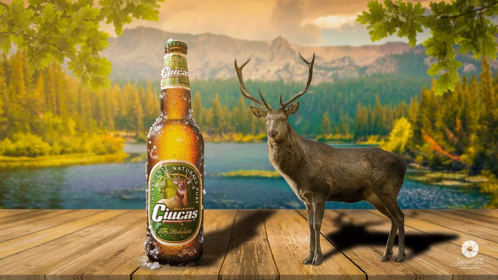 Ciucas Beer And Deer Surreal Photo Manipulation Tutorial CiprianFOTO