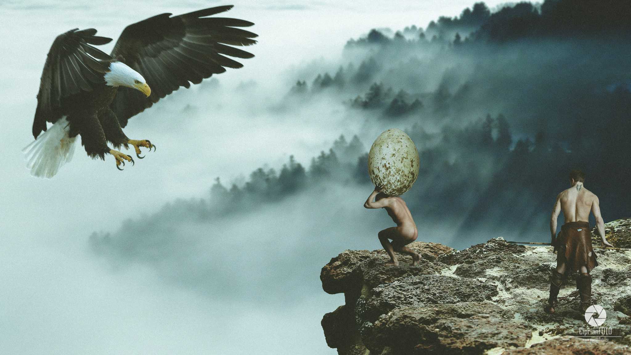 The Eagle Egg, Photoshop Manipulation Tutorial, CiprianFOTO