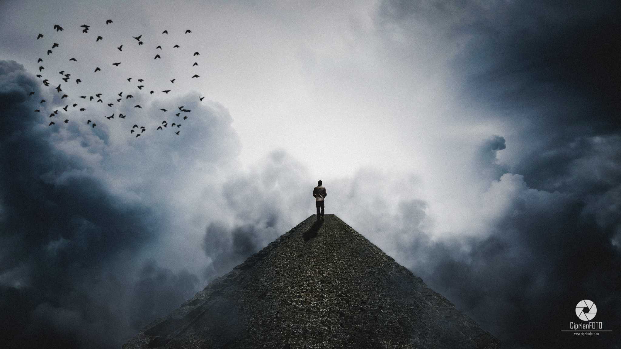 At The End Of The Road, Photoshop Manipulation Tutorial, CiprianFOTO