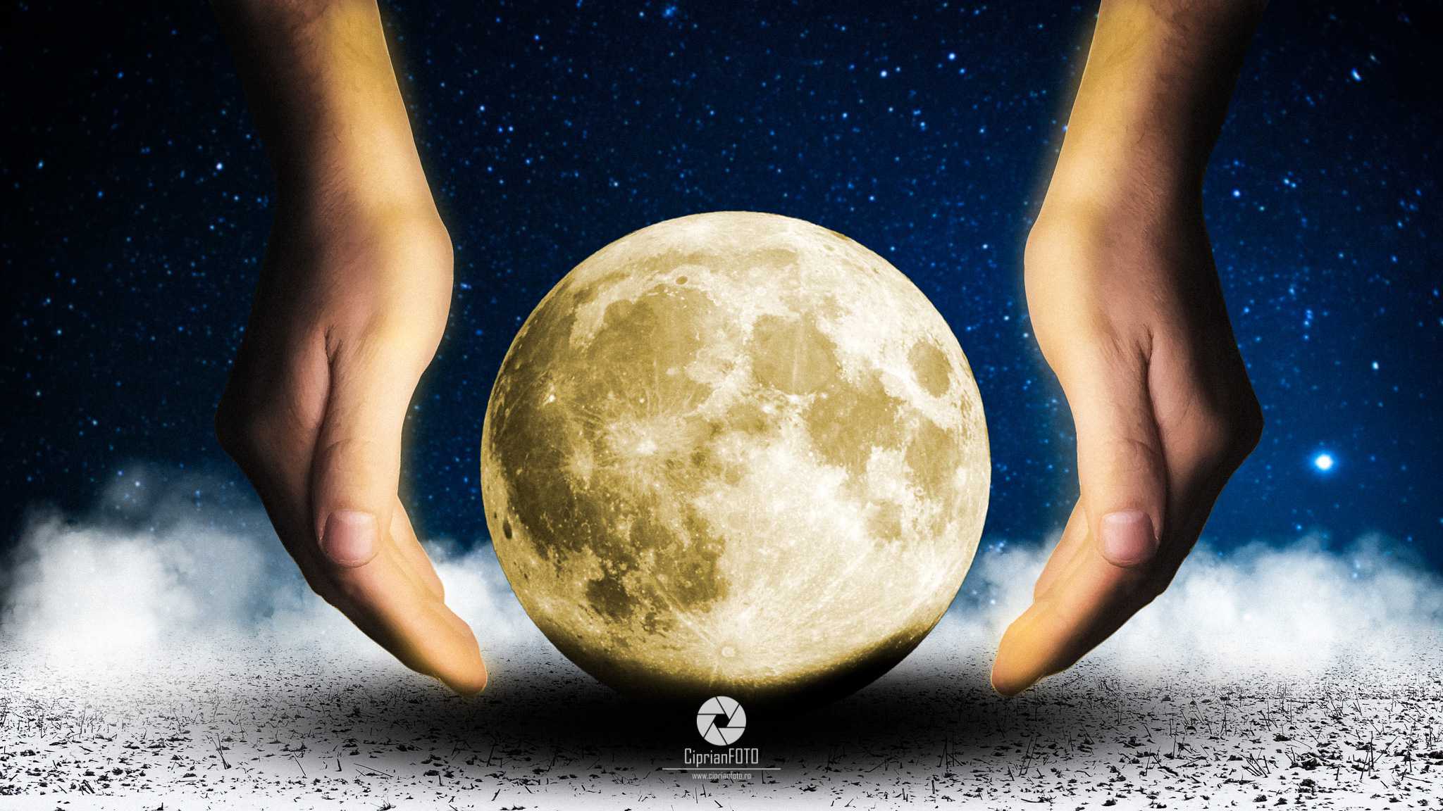 Full Moon On Land, Photoshop Manipulation Tutorial, CiprianFOTO
