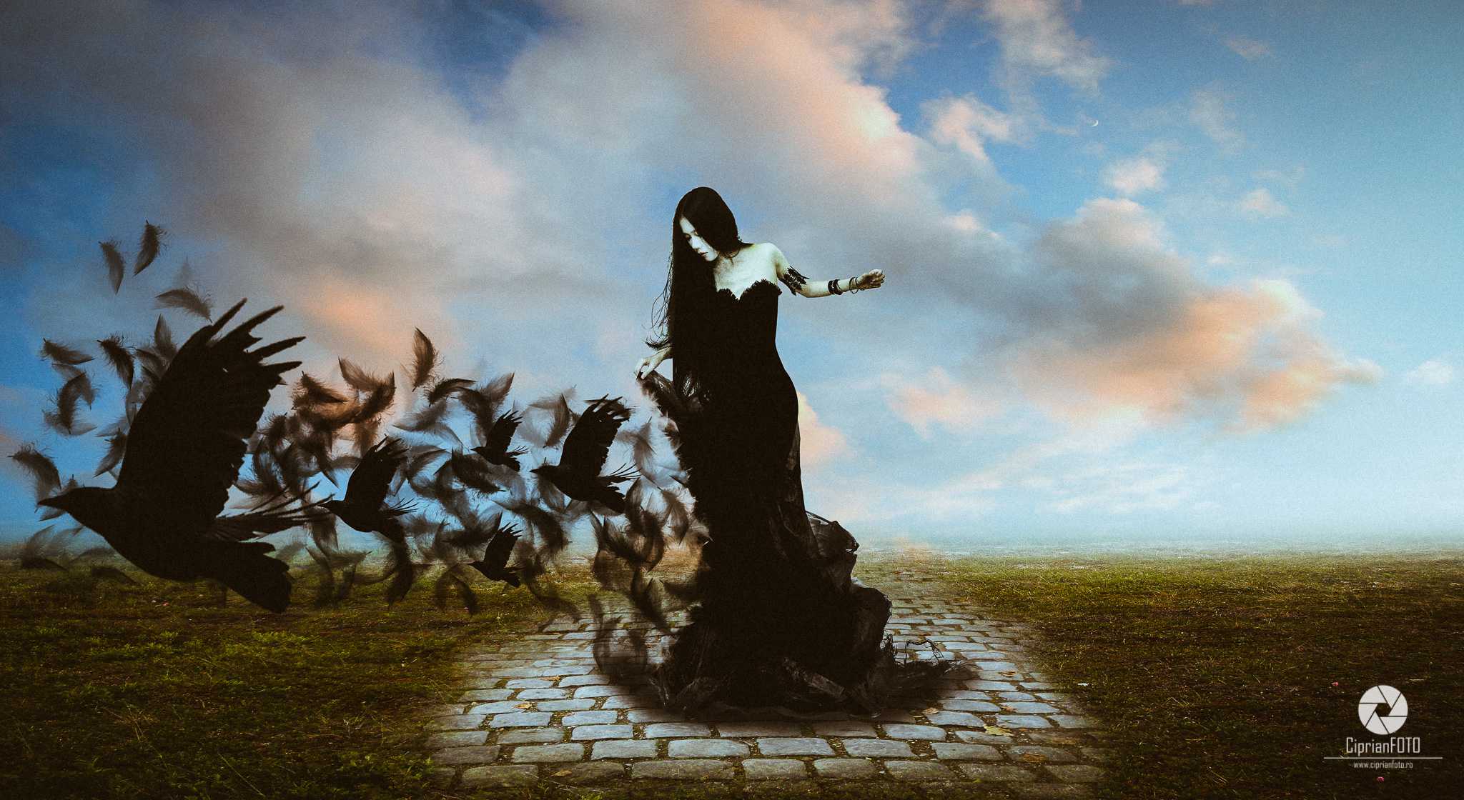 Mother Of The Ravens, Photoshop Manipulation Tutorial, CiprianFOTO