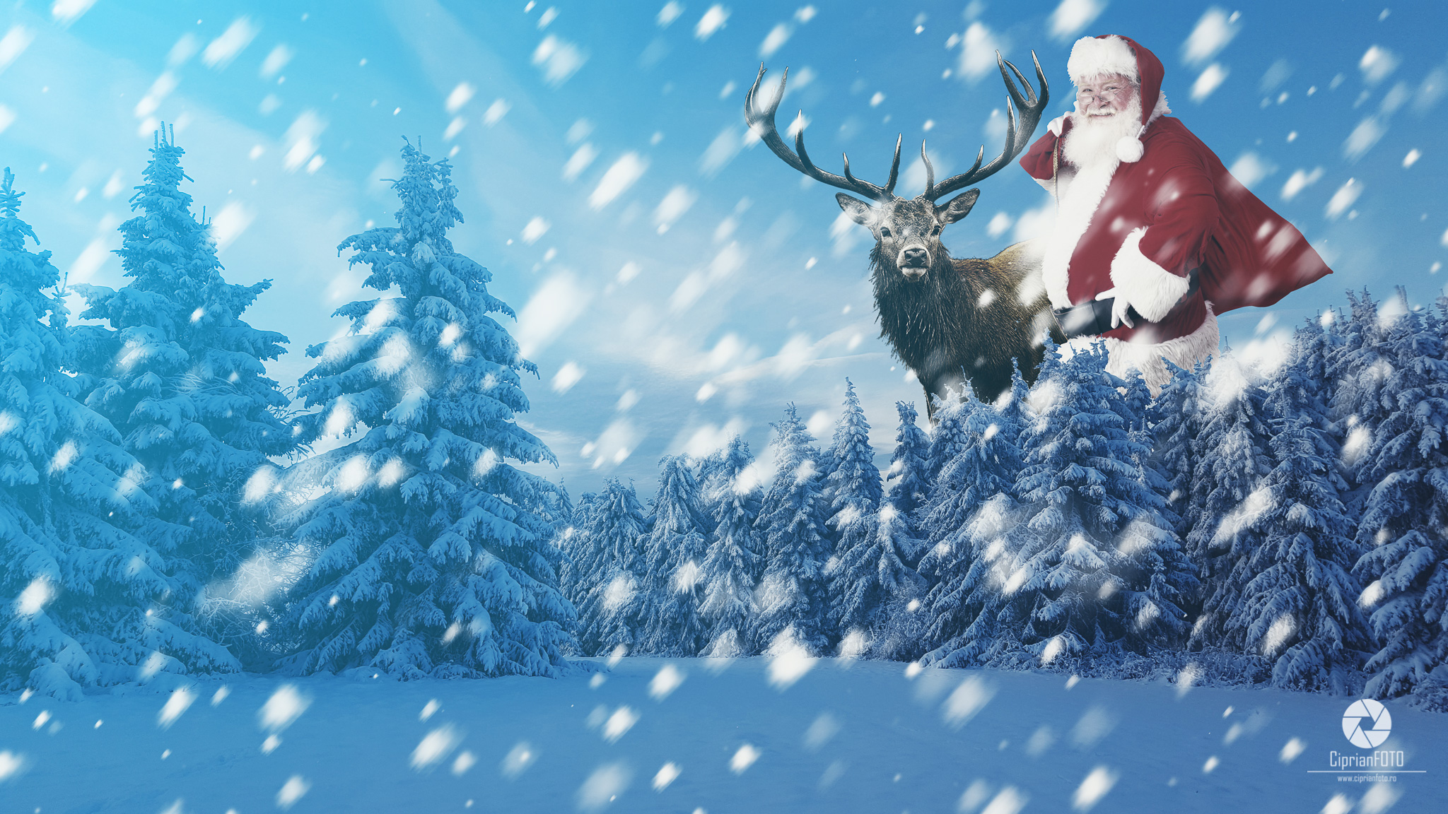 Big Santa Claus, Photoshop Manipulation Tutorial, CiprianFOTO