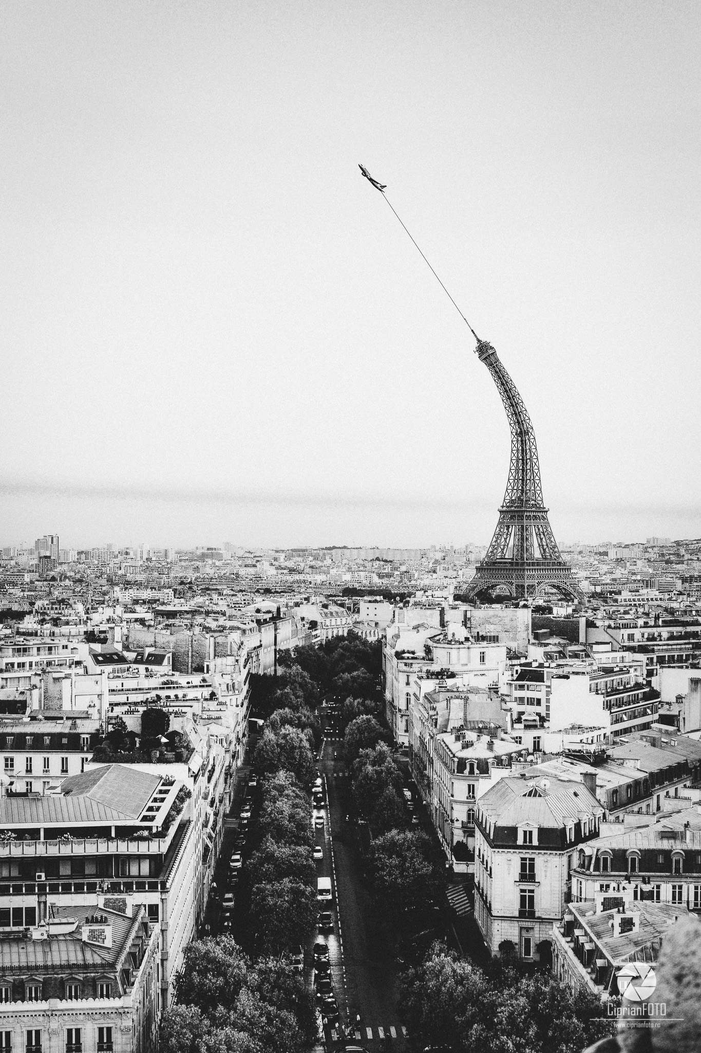 Eiffel Tower, Photoshop Manipulation Tutorial, CiprianFOTO