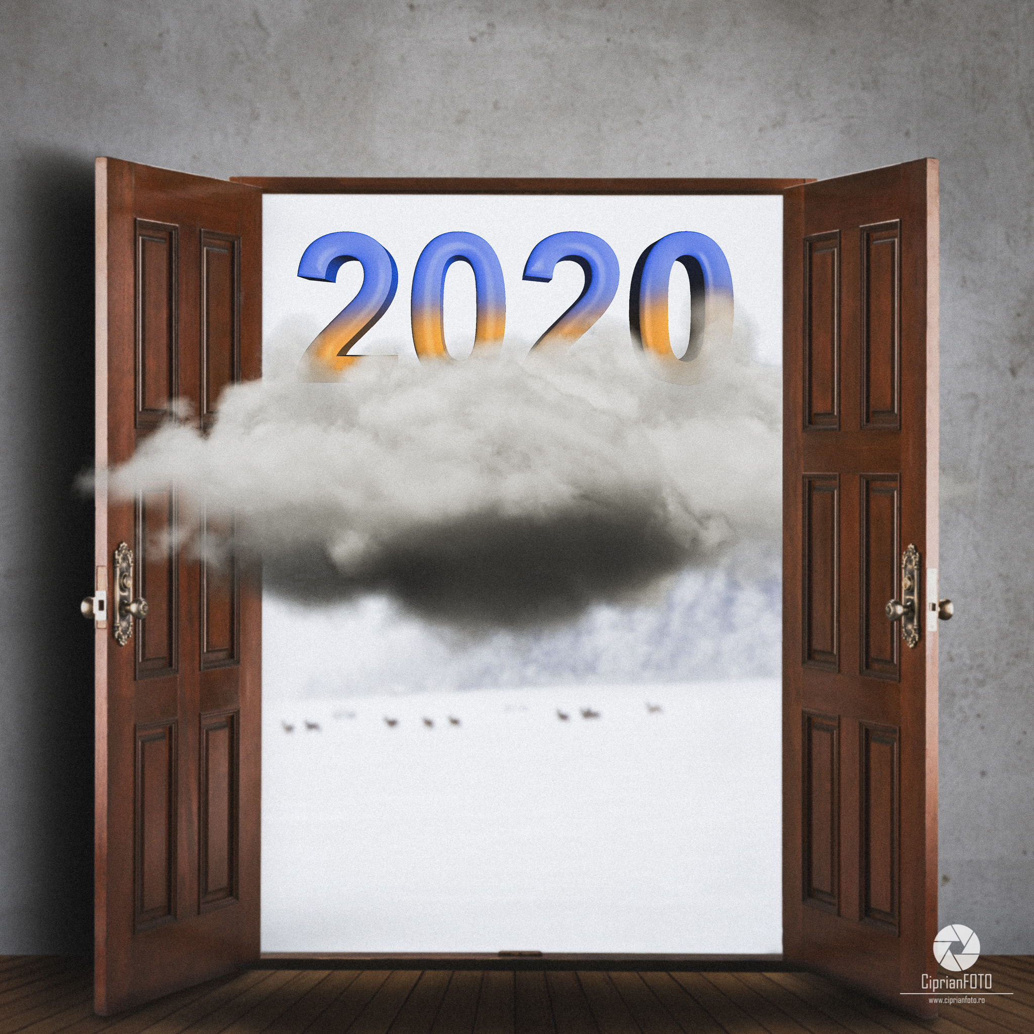 Happy New Year 2020, Photoshop Manipulation Tutorial, CiprianFOTO, 2020
